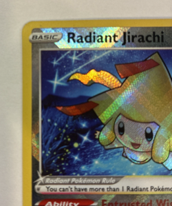 Radiant Jirachi Silver Tempest SWSH12 #120/195 Radiant Rare Pokemon 2022 NM - Image 5
