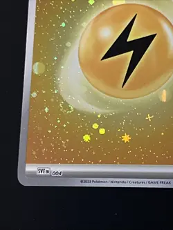 Pokemon 151 Lightning Energy Holo Cosmos Foil English • NM-VLP • 5 Swirls - Image 2