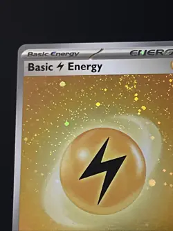 Pokemon 151 Lightning Energy Holo Cosmos Foil English • NM-VLP • 5 Swirls - Image 4