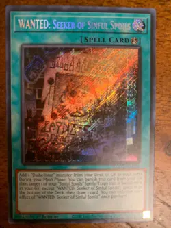Yu-Gi-Oh! WANTED: Seeker Of Sinful Spoils - Age of Overlord AGOV-EN054 1st Ed NM - Image 1
