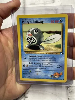 MISTY’S POLIWAG 87/132 - Gym Heroes Set - VINTAGE WOTC Pokemon Card NM Nintendo - Image 1