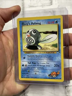 MISTY’S POLIWAG 87/132 - Gym Heroes Set - VINTAGE WOTC Pokemon Card NM Nintendo - Image 2