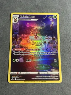 Pokemon TCG Kricketune Crown Zenith: Galarian Gallery Holo Rare Card GG02/GG70 - Image 1