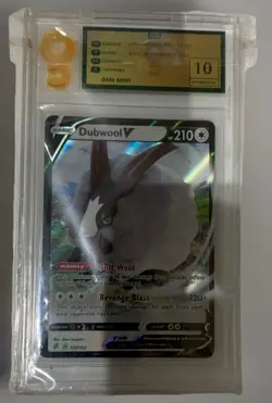 PSA 10 Dubwool V 153 Rebel Clash Pokemon Card Graded Gem Mint graded og - Image 1
