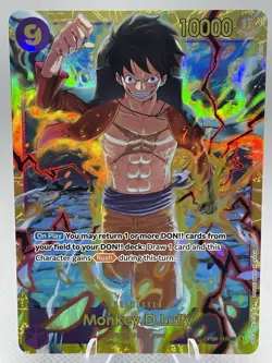 Monkey.D.Luffy OP09-119 SEC (Emperors New World) One Piece Card English - Image 2