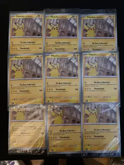 9 x Pikachu At The Museum Jumbo Promo Card Pokemon Day 2026 Tcg - Image 1