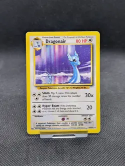 Dragonair 18/102 Rare Base Set Pokemon Card WOTC LP EXCELLENT - Image 1