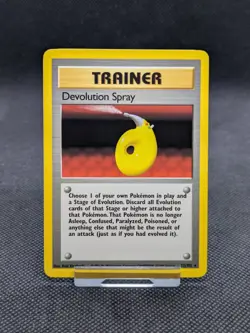Devolution Spray 72/102 Rare Base Set Pokemon Card WOTC LP-NM - Image 1
