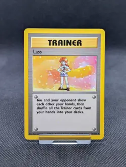 Lass 75/102 Rare Base Set Pokemon Card WOTC NM - Image 1