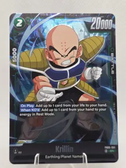Krillin FB05-051 SR Dragon Ball Super Card Game TCG Fusion World New Adventure - Image 1