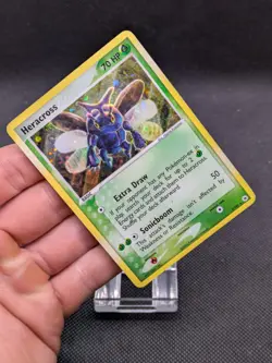 Pokemon Heracross 7/101 Hidden Legends Holo Card LP EXCELLENT - Image 2