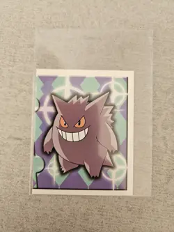 Gengar Pokemon Sticker / Card #187 Merlin Rare MINT Condition 1999. - Image 1