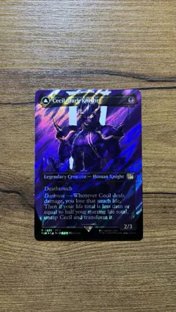 Magic: The Gathering Cecil, Dark Knight (Borderless) (Surge Foil) 525 FIN - Image 1