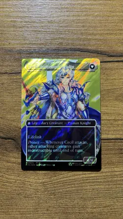 Magic: The Gathering Cecil, Dark Knight (Borderless) (Surge Foil) 525 FIN - Image 2