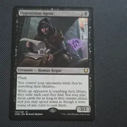 Magic: The Gathering Opposition Agent Commander Legends Rare Black 141/361 - Image 1