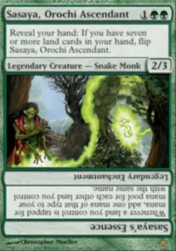 Sasaya, Orochi Ascendant LP, English MTG Saviors of Kamigawa - Image 1