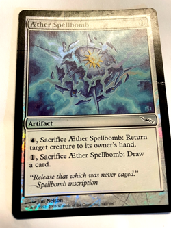 Aether Spellbomb Mirrodin Foil Still in excellent condition Take a loOK!!! - Image 3