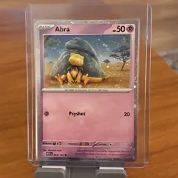 Abra 063 Pokemon MEW 151 Cosmos Holo Promo Card NM+ - Image 1