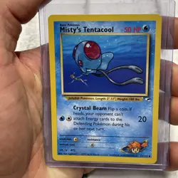 Pokemon Gym Heroes Card 57/132 Misty's Tentacool Nintendo Uncommon NM Vintage - Image 1