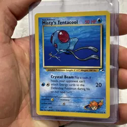 Pokemon Gym Heroes Card 57/132 Misty's Tentacool Nintendo Uncommon NM Vintage - Image 2