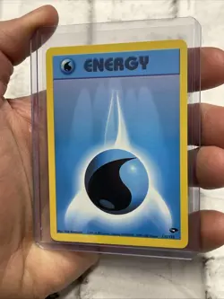 Pokemon Water Energy 132/132 Gym Challenge Common Pokemon Vintage Vtg WOTC NM - Image 2