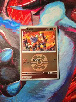 Entei - 025/217 Pokemon TCG - Ascended Heroes - Quick Ball Reverse Holo Rare NM - Image 2