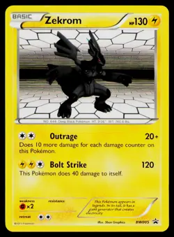 Zekrom - Holo #BW005 Promo Pokemon Black and White Promos NM - Image 1