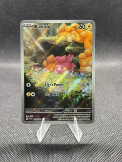 Pawmi 226/091 Pokemon TCG Rare SV: Paldean Fates Holo Card IR (Near Mint) NM - Image 1