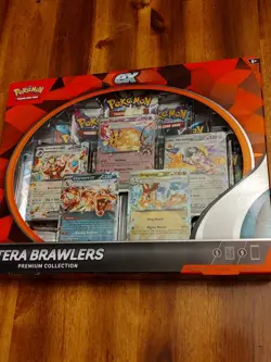 Pokemon Tera Brawlers Premium Collection Gamestop Exclusive- Charizard! - Image 1