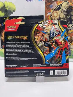 ⚠ Pokemon TCG Mega Evolution 3 Pack Blister w/ Psyduck Promo NEW SEALED GIFT - Image 2