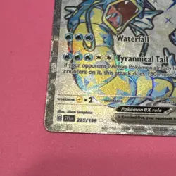 Gyarados ex 225/198 Scarlet and Violet Base Ultra Rare Full Art Pokemon - Image 5