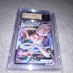 Pokemon Mew VMAX 040/100 S8: Fusion Arts Rare Holo Japanese CGC Pristine 10 - Image 1