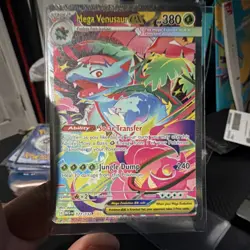 Pokemon Mega Venusaur EX Holo Special Illustration Rare 177/132 Me01 HP 380 - Image 1
