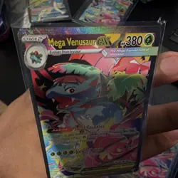 Pokemon Mega Venusaur EX Holo Special Illustration Rare 177/132 Me01 HP 380 - Image 3