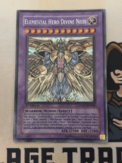 Elemental Hero Divine Neos CSOC-EN098 Secret Rare 1st Ed Yu-Gi-Oh! NM FOIL BLEED - Image 2