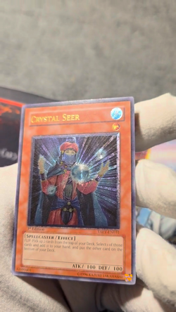 Crystal Seer (UTR) TAEV-EN031 Tactical Evolution 1st Edition VLP Yugioh! TCG - Image 2