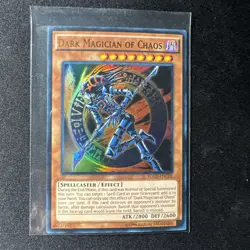 Yugioh - Dark Magician of Chaos YGLD-ENC02 Unlimited Ultra Rare NM - Image 1
