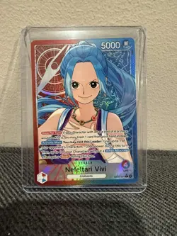 One Piece EB03-001 Nefeltari Vivi (L) Leader Alt Art Heroines Ed Alternate NM - Image 1