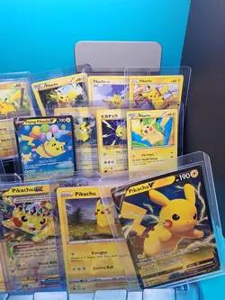 Pokemon 25 Pikachu card LOT - no dupes - Image 3