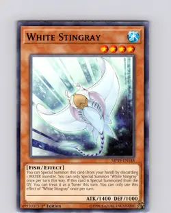 Yu-Gi-Oh TCG White Stingray MP19-EN148 1st Edition Regular Common Card NM - Image 1