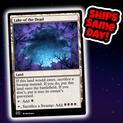Lake Of The Dead - Custom Art Magic: The Gathering Playtest Card - Commander EDH - Image 1
