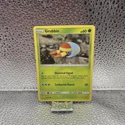 Grubbin 18/214 Non Holo SM - Unbroken Bonds Yuka Morii Pokemon Card - Image 1