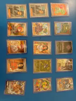 All NM Lot of 15 Pokemon Full art Trainer and Pokemon cards - Image 1