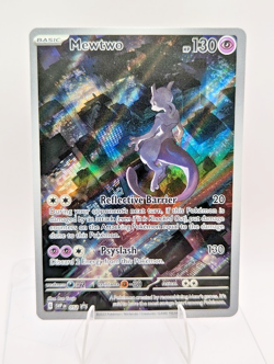 Mewtwo SVP 052 Black Star Promo Holo Pokemon Card Never Played - Image 1