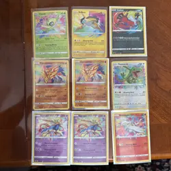 Pokemon TCG Amazing Rare Complete 9 Card Set Vivid Voltage & Shining Fates Mint! - Image 1
