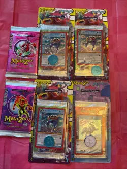 MetaZoo Cryptid Nation collectible card game Packs + Coins Lot of 6 - Image 1