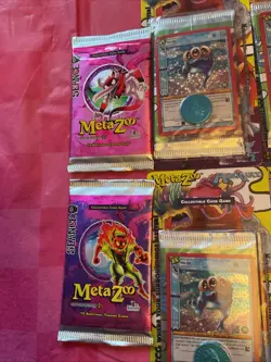 MetaZoo Cryptid Nation collectible card game Packs + Coins Lot of 6 - Image 4