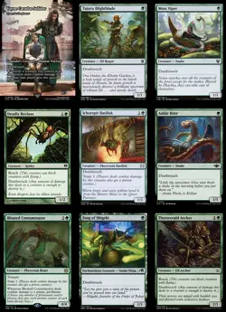 MTG Commander EDH Deck Fynn the Fangbeareer 100 Cards Custom Deck Deathtouch- NM - Image 1