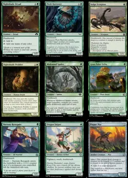 MTG Commander EDH Deck Fynn the Fangbeareer 100 Cards Custom Deck Deathtouch- NM - Image 2