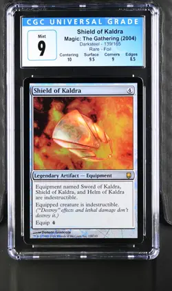 SHIELD OF KALDRA Darksteel Foil Rare CGC 9 MTG [Nostalgium] - Image 1